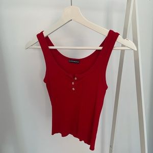 Red brandy Melville tank